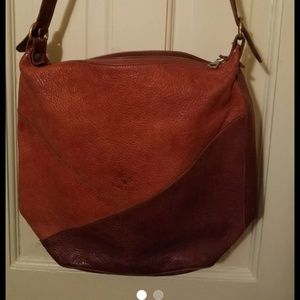 Il Bisonte Two Toned Leather Bag
